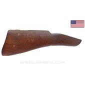 Thompson M1928A1 Buttstock, Wood, Stripped, w/ Reinforce Screw, Modified Top Sling Swivel Point *Good* 