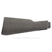 AK-47 Buttstock, w/ Buttplate & Side Sling Swivel, Polymer, Black, US Made 922(r) *Good*
