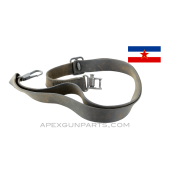 MG-42 / M53 / MG-34 Leather Sling w/Hardware, Yugoslavian, *Fair* 