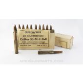Original Winchester Box, w/ 20 .30-06 Dummy Rounds, *Good*