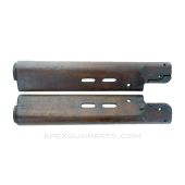 British L1A1 Handguard Set, Unmarked, Wood *Fair* 