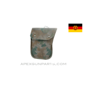 East German AK-47 Magazine Pouch, 2-Cell, Splotch Pattern, Canvas *Good*