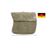 East German AK-47 Magazine Pouch, 3-Cell, Rain Drop Pattern, Canvas *Very Good*