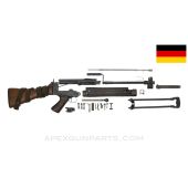 BGS FAL Parts Kit, Type A Wood Stock & Bipod, Matching, w/ Wood Pistol Grip, 7.62x51 *Good* 