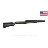 M1 Garand Stock, 29.5", w/ Handguard Set, Wood, Black Painted *Very Good* 