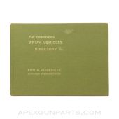 The Observer's Army Vehicles Directory to 1940, 1974, Hardcover, *Very Good*