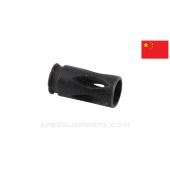 Chinese AKM/AK-47 Flash Hider, 14x1 LH, 5.56/.223 *Excellent*