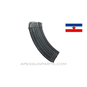 AK-47 Magazine w/Bolt Hold Open, 30rd Steel, Yugoslavian *Good* 