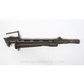 Madsen LMG Short Barrel Shroud Assembly, w/ Bipod & Front Receiver Stub, Late Chilean *Fair* 