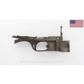 1918 BAR Trigger Housing, Early Model w/ Magazine Guides, Complete, Full Auto, .30-06 *Fair*