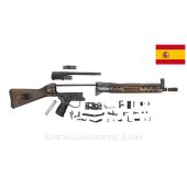SPECIAL! CETME Model C Rifle Parts Kit, 7.62 NATO / .308, Very Disassembled, Project Grade Wood *Fair*