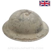 British "Brodie" MKII Steel Helmet, No Liner or Chin Strap, *Fair*