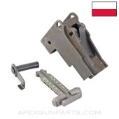 Polish AKML Rear Sight Assembly, Parkerized *Very Good*