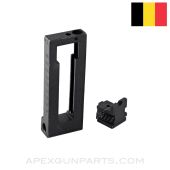 FN30 / FN52 Browning, Rear Sight, Stripped, w/ Aperture, 7.62 NATO, *Good*