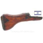 UZI Wood Buttstock Assembly, Complete, Type 4, Quick Detach, *Good*