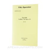 G1 FAL Operator's Manual, Translation & Reprint of the Original, 1962, Paperback, *NEW*