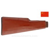 Chinese AK-47 Buttstock, Light Brown Phenolic, Cracked