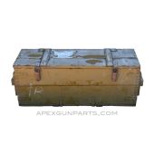 Thompson 1928A1 Wood Storage Crate, T2, OD Green *Fair*, Sold *As Is*