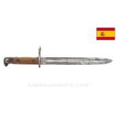 Spanish M1893 Mauser Rifle "Humpback" Bayonet *Good*