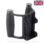 British Vickers MG Display Spade Grip, Stripped w/ Wood Grips, *Good*