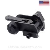 AR-15 / M16A4 / M4 Carbine USGI Backup Flip Up Sight, Picatinny Mounted *Good* 