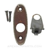 AK Buttplate Assembly w/Trap Door, Steel *Fair* 