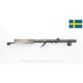 Swedish M1937 BAR Gas Tube, w/ Sling Swivel & Bipod Leg Clips *Good*