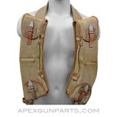 German MG-13 Magazine Pouch Rig, w/ 8 25rd Magazines & Carrier Sling *Good*