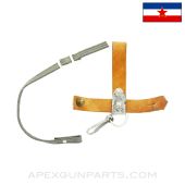 Yugoslavian Type 2 AK Bayonet Leather Frog & Hanger *NOS*