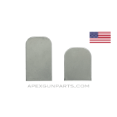 AK-47 Milled Receiver Cover Plates, Front & Rear Set, *NEW* 