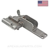 Browning M2 .50 Cal. Rear Sight Base, Early Model with Side Scope Base, Stripped of Sight *Fair*