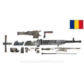 ZB37 MG Parts Kit Romanian Contract, Gas Regulator Lacks Spring, No Front Sight Protector, w/ Demilled Barrel & 4 Receiver Sections, 7.9x57mm *Good*