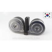 M16/AR15 Drum Magazine for Parts, 100rd, KCI, .223/5.56x45 *Fair*