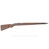 G24T Mauser Stock, 37.5", Waffen Marked, Czech Blank, w/ Bayonet Lug & Buttplate, WW2 Issue *Good*