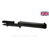 British Vickers MG Partial Display Gun, Missing Water Jacket Fitting/Fill Caps & Steam Tube, w/ Original Left Side Plate & Plugged Barrel, 28.5", .303BR *Good*