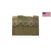 Thompson SMG 5 (20rd) Magazine Divided Pouch, Canvas *Very Good* 