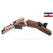 Yugoslavian Balkan Wars M70 Handguard Set, w/ Black Polymer Pistol Grip, Wood, *As-Is* 