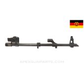 East German AK-47 MPi-KM Populated Barrel Assembly, 16", w/ Slanted Muzzle Brake & Stripped Rear Sight, Chrome Lined, 7.62x39, *Fair* ONE-OFF