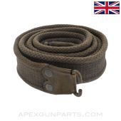 Royal Air Force Lee-Enfield Web Sling, Grey / Blue Canvas, *Fair*