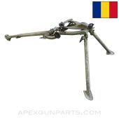 ZB37 Tripod, Early Long Type with A/A Upright, Romanian Contract, No Traverse Lock Lever, Green Painted *Good* 