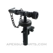 T&E Mechanism, Fits M3 Tripod & M2 .50 Browning, Complete with Long Pin *Good to Very Good* 