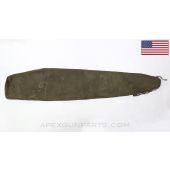 M1 Garand Rifle Vehicle Mount Cover Case, 52", Green Canvas, *Good*