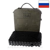 Russian Maxim Ammo Can, w/ Finnish Capture Mark & 200rd Belt, 7.62X54r *Good* 