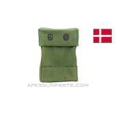 Madsen M-50 Mag Pouch w/ Black Buttons, Canvas *Very Good*