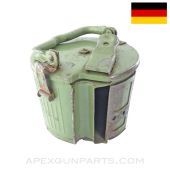 MG-34 / MG-42 / M53 Detachable Drum for 50rd Belts, Gurttrommel, No Dust Cover Assembly, 8mm Mauser *Fair* 