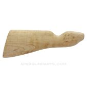 Thompson M1 Butt Stock, Not-USGI, Unfinished Wood, No Parts Fitted, US Made *NEW* 
