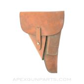 German P-38 Holster, w/ "Totenkopf" Death's Head, Leather *NEW*
