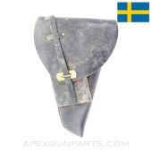 Swedish Lahti M-40 Pistol Holster, Leather *Good* 