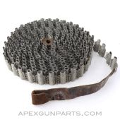 Turkish Maxim MG Project Belt, 250rd, Aluminum, 8x57 Mauser, *Fair* 