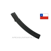 Chilean PAF Magazine, 50rd, 9x19, No Retainer, *Good*